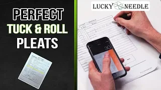 Calculating Perfect Tuck & Roll Pleats | Auto Upholstery