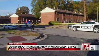 Man killed in shooting at Durham apartments