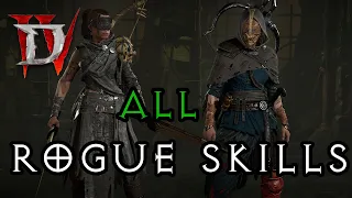 Diablo IV - ROGUE ALL SKILLS SHOWCASE