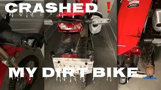 HOW I CRASHED MY HONDA CRF450L THE SAME DAY I GOT IT !!! ( MUST WATCH)