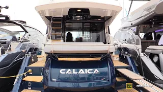 2019 Cranchi E56 F Evoluzione - Deck and Interior Walkaround - 2018 Cannes Yachting Festival