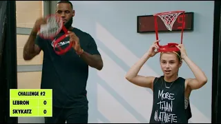 Playing basketball w/ LEBRON for Nike's "You Got Next" series
