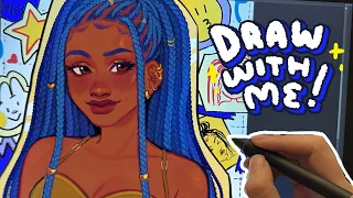 ♡ draw with me! | trying braid brushes by Vegalia!