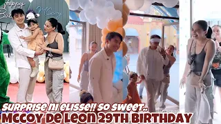 MCCOY DE LEON 29TH BIRTHDAY 😍 NAGULAT SA SURPRISE NI ELISSE JOSON PLUS BONDING SA EK WITH RIDES
