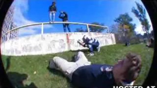 GUYS FRIEND JUMPS ON HIS BALLS!!!