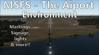 Flight Simulator 2020 - VFR/Private pilot ground school lesson 3 - the airport environment.
