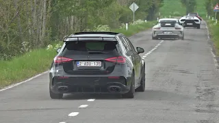 Mercedes-AMG A45S with Decat Milltek Sport Exhaust & OPF DELETE! Accelerations & POPS & BANGS!