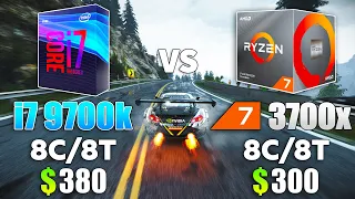 Core i7 9700K vs Ryzen 7 3700X (SMT - OFF)