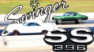 1969 Dodge Dart 340 vs 1970 Chevrolet Chevelle SS | PURE STOCK DRAG RACE