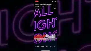 All night long Ed gray