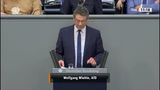 AKTUELL : REDE WOLFGANG WIEHLE ( AFD ) AM 22.JUNI IM DEUTSCHEN BUNDESTAG IN BERLIN.