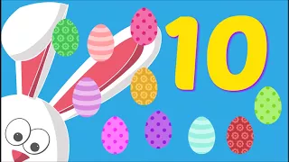 Counting to 10 Forward and Backwards | Easter Toddler Pre-K Preschool Learning Video ESL