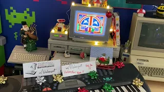 Atari 520ST w/ MIDI keyboard for Holiday Music Week X