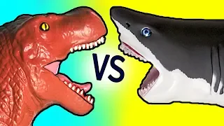 Team SHARK VS. Team DINO , SHARK figure vs. DINO figure!!! #80 (+BEST OF!!)