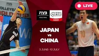 Japan v China - 2016 Men's World Olympic Qualification Tournament