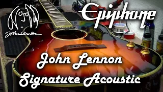 John Lennon Signature Epiphone Acoustic Restring!