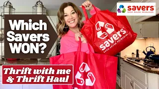 Come Thrift with Me!! One Day, Two Savers! Thrift Haul &  Louis Vuitton MM Agenda Repair