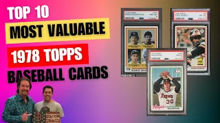 Top 10 Most Valuable 1978 Topps Baseball Cards