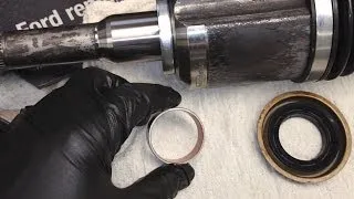 Ford Fusion 6F35 Transmission LH Axle Seal Leak Repair