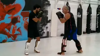 66 year old Training MMA fight  Training for First  MMA Fight.