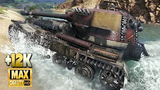 VK 72.01 K: Domination on map "Pearl River" - World of Tanks