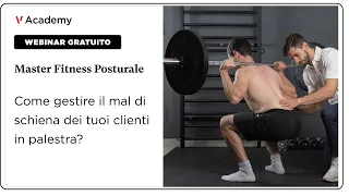 Webinar Mal di schiena in palestra