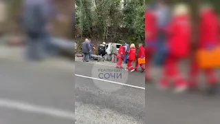 Серьёзное дтп в Дагомысе в районе Волковки