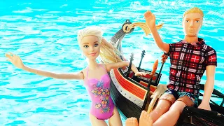 Ken quer ser capitão de um navio! Novelinha da boneca Barbie em português