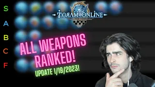 Ranking EVERY Weapon Combo in Toram Online! - January Update Tier List
