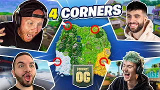 THE OG FORTNITE 4 CORNER CHALLENGE