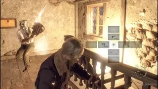 Fastest way to kill Dr Salvador Mad Chainsaw Mode Resident Evil 4 Remake