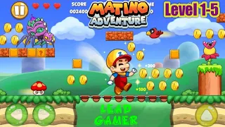 Super Matino Adventure  Level 1-5   #games #gaming #gameplay