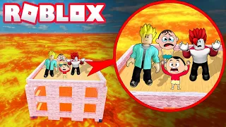 SURVIVE THE LAVA 🔥🔥Challenge In Roblox | Khaleel and Motu Gameplay