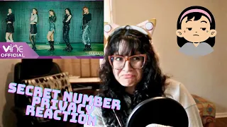 SECRET NUMBER "PRIVACY" Performance Video REACTION [Definitely a club song!]