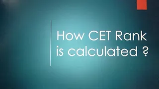 How to calculate your KCET Engineering Rank | Karnataka