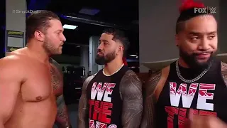 the usos confront karrion kross backstage SD 11/18/22