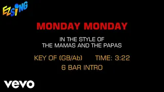 The Mamas And The Papas - Monday Monday (Karaoke)