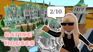 RATING YOUR BLOXBURG HOUSES | roblox