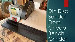 DIY Disc Sander from Bench Grinder