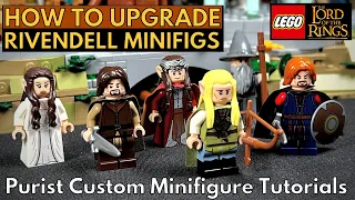 UPGRADE Your LEGO Lord of the Rings Minifigs (Rivendell Purist Customs Tutorial)