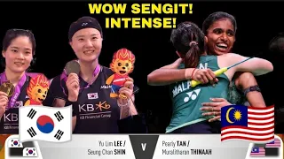 SENGIT! Pearly Tan/Thinaah Muralitharan vs Yu Lim Lee/Seung Chan Shin | Sejarah Pertemuan