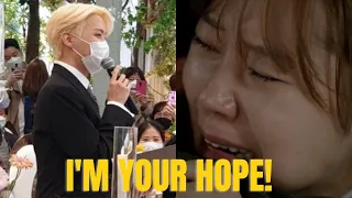 J-Hope gives a Heart Warming message at Sister's Wedding!