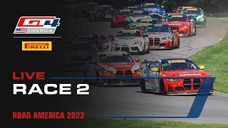 LIVE | Race 2 | Road America | Pirelli GT4 America 2023