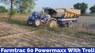 Farmtrac 60 Powermaxx EPI T20 In Troli @pooniakrishifarm