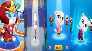 TALKING TOM HERO DASH VS Talking Tom Candy Run Talking Tom Gold Run Tom Jetski 2 Talking Angela