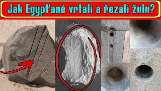 Jak se Egypťané provrtali žulou? Běžné nástroje nebo starověké pokročilé technologie