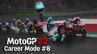 MotoGP 22 Career Mode Part 8 - Horrible Conditions