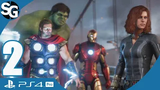 Marvel's Avengers Walkthrough Gameplay | The Light That Failed & Taskmaster Boss Fight - Part 2