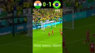 India vs Brazil Fifa world cup First Match 2026 #shorts #footballshorts #highlights