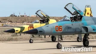 F-5 Aggressors vs. Helos Air to Air Demo - MCAS Yuma Airshow 2019